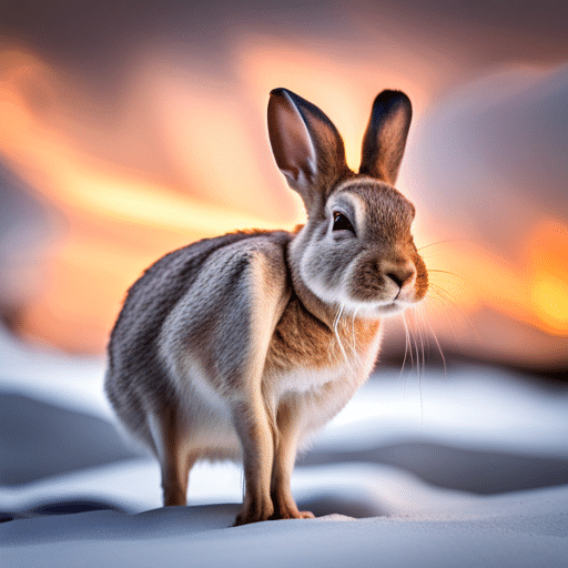 A rabbit with hind leg weakness