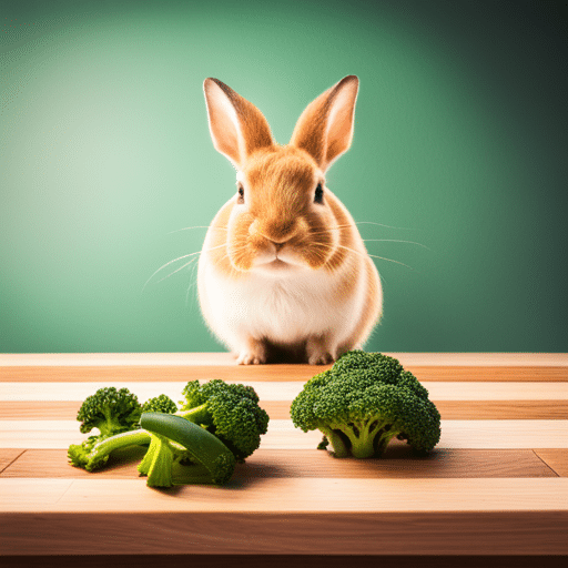 rabbit's diet with Broccoli