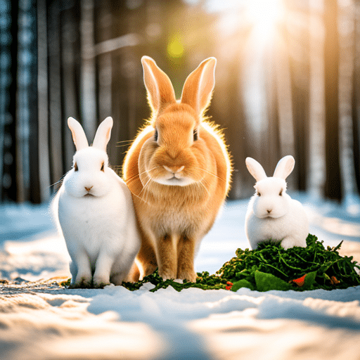 Rabbit's diet with rabbits eat, leafy greens, leafy green vegetables, body weight and rabbit pellets