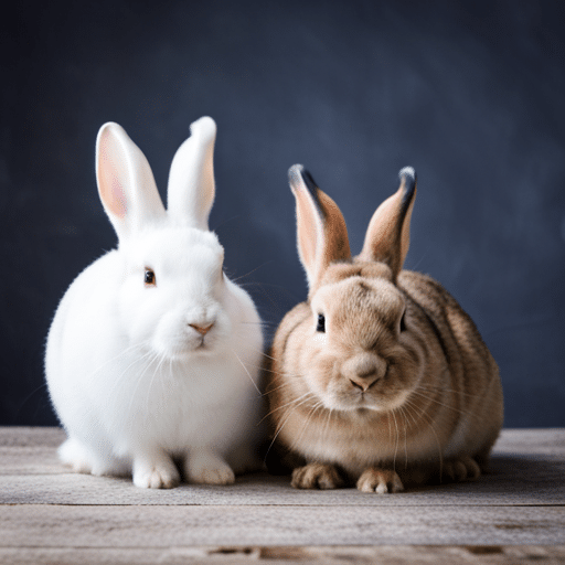 A pair of rabbits