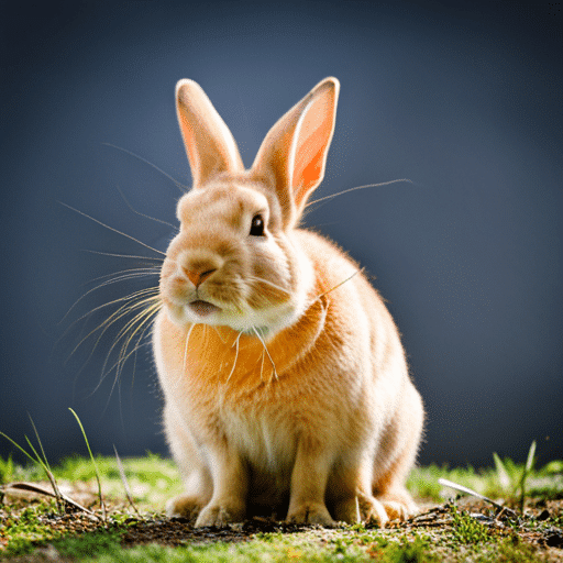 A rabbit making distress signals