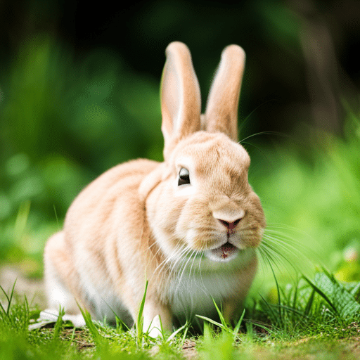 A rabbit crying, showing that rabbits can cry like humans