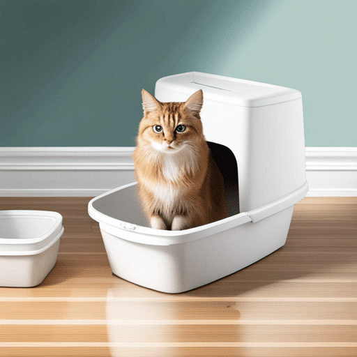 A litter box setup with the right size and type of litter box