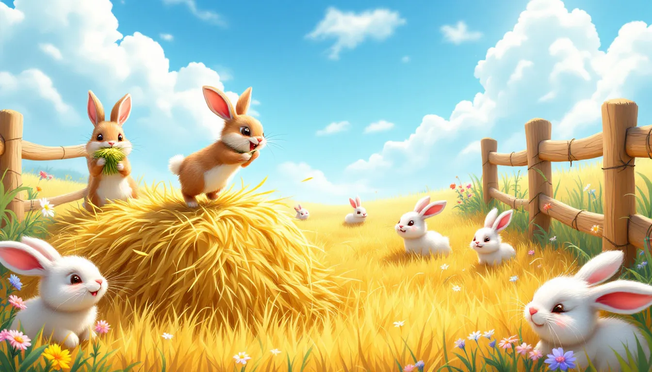 An abundant supply of timothy hay, representing the benefits of feeding unlimited hay to rabbits.