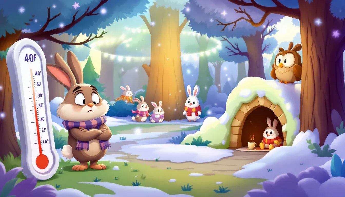 Understanding a rabbit's cold tolerance and how cold is too cold for a pet rabbit.