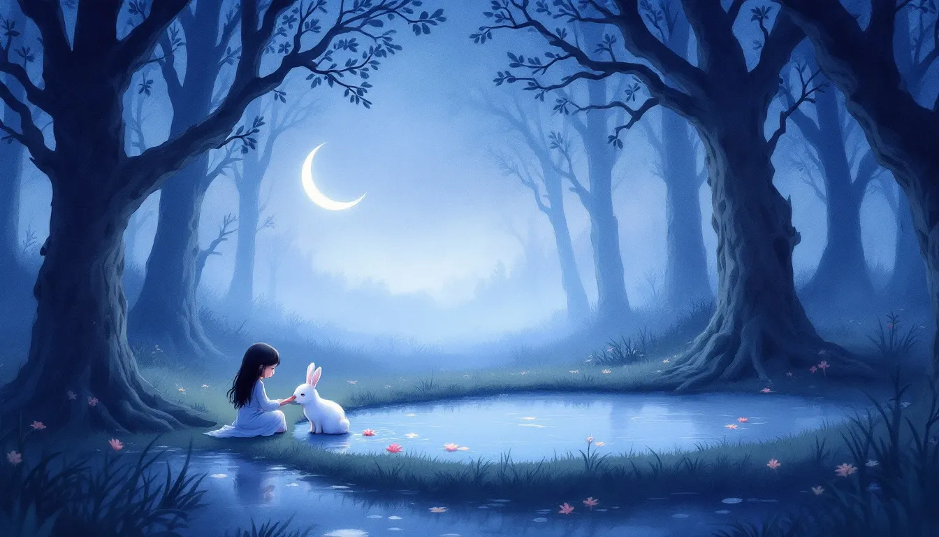 An artistic representation of the origins of the saying 'white rabbits'.