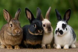 pet rabbit - rabbit markings
