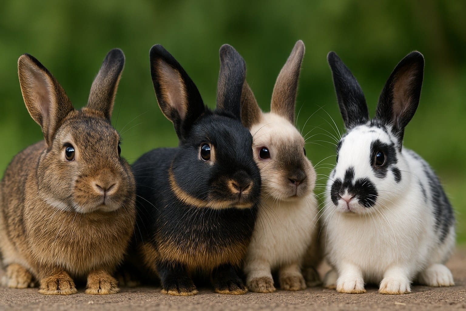 pet rabbit - rabbit markings