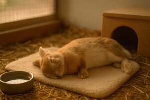 pet rabbit - rabbit sleep